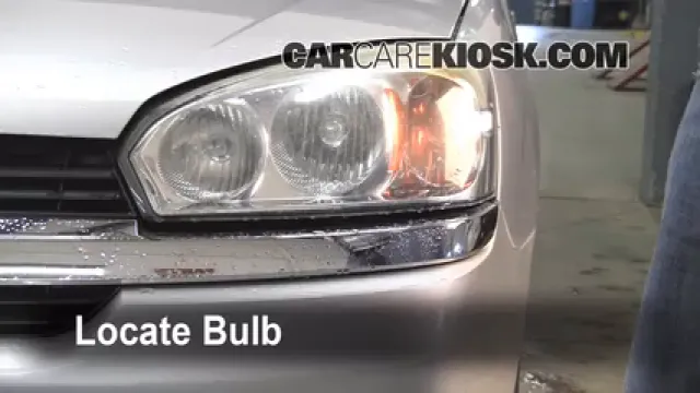 2005 Chevrolet Malibu 2.2L 4 Cyl. Éclairage Feu de jour (remplacer l'ampoule)